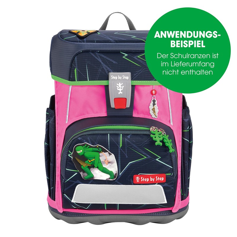 Step by Step Neon Pull-Over for Cloud School Bag, Pink,