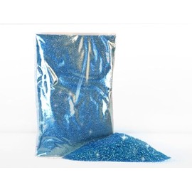Glitter Powder 100 g - Cosmetic Quality for Body, Nails & Decoration (Ace Blue)