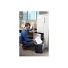 Rubbermaid Commercial Products Resin Wastebasket/Trash Can, 7-Gallon/28-Quart, Black, Plastic, for
