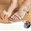 4 Pairs Ball of Foot Cushion Pads Sock Women's Toe