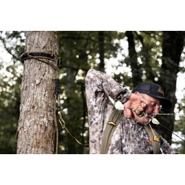 Hunter Safety System SlapStrap Single: Rope Management System for Saddle Hunting and Tree Stand Safety – Secure Lineman’s and Tether Rope with MOLLE Loops, Gear Storage & Included Pouch