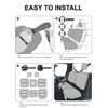ZIDIYORUO Camo UTV Seat Cover, Waterproof Seat Cover Set Compatible