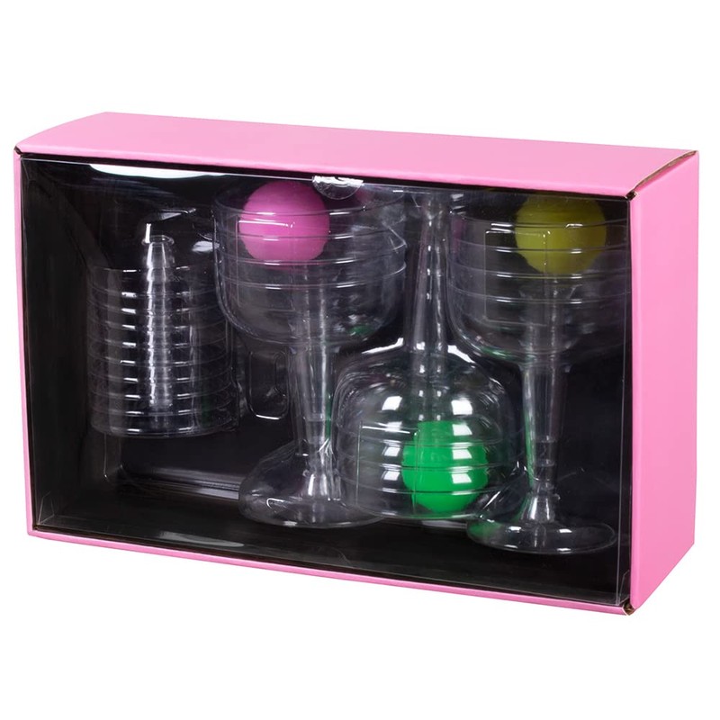 Boland 30851 Drinking Game Sparkling Prosecco Pong, Cups and Balls,