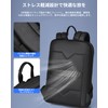 [ＴＯＮＧ　ＹＵＥ] 2倍に拡張できる薄型 ビジネスリュック メンズ 撥水 バッグ 15.6インチ PC A4収納可 薄型