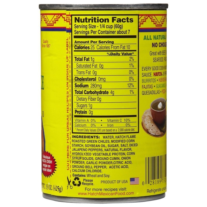 Hatch Green Chile Enchilada Sauce, Medium, 15 oz