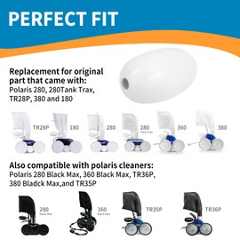 IDEASURE A20 Float Head Fit for Polaris Pool Cleaner - Ballast Float Head Fits Polaris 180 280 380 360 Pool Cleaner, Head Float for Polaris Vacuum Sweep, Replaces A20 EA20 PVA20, 2 Pack