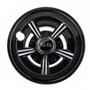 Golf Cart SS Wheel Covers Hub Caps for EZGO, Club