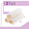 Bates- Paint Roller Covers, 9" x 3/8", 3 Pack, Yellow
