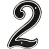 Hillman 845894 5.5-Inch Reflective House Number (#2)