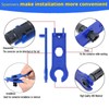 QeeHeng Solar Panel Connector, 6 Pairs Male/Female Solar Connector, IP67
