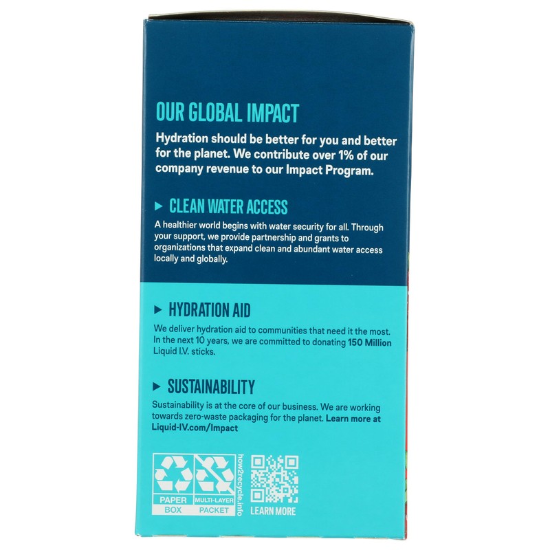 LIQUID IV Hydration Strwbry 10Ct Bx 5.64 OZ