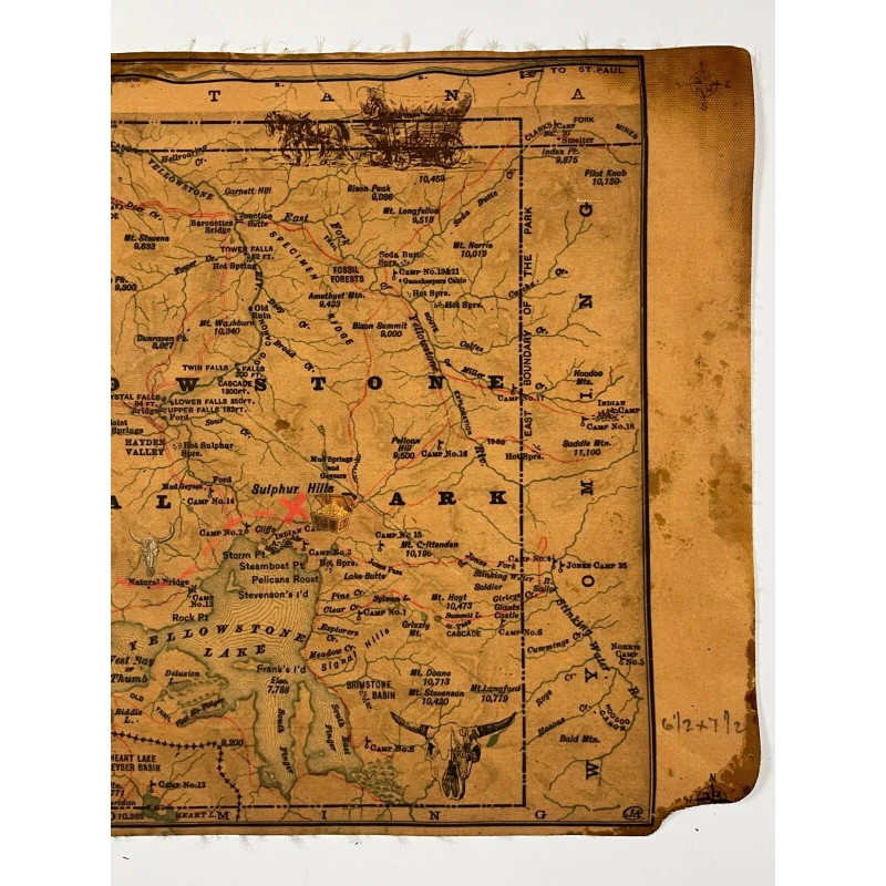 Treasure Map Poster America Pirate Maps Gold Rush Hidden Treasure