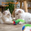 WONDAY Cat Feather Chirping Bird Toys 4 Pack Flying for