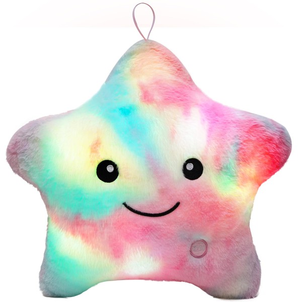 NYOBABE Sensory Lights for Autism,Light Up Star Teddy Sensory Toys,Kids Sleep Aid Adhd Autism Toys,Baby Sensory Play Toy,Birthday Xmas Gifts for Toddler Boys and Girls Age 3 4 5 6 7 8 9 10 Colorful