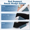 Zantle Small Wedge Pillow, Wedge Pillow for Bed Sores, Positioning