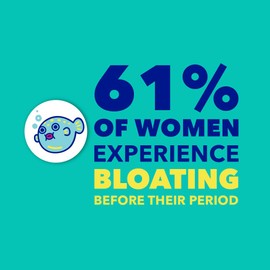 Midol Bloat Relief Caplets with Pamabrom, Relieve Bloating Symptoms Before and During Your Period, Provides Up to 6 Hours of Relief for Women, 60 Count