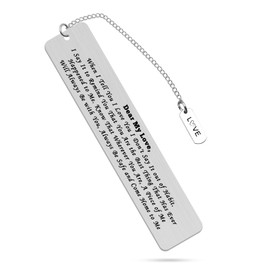 I Love You Bookmark Gifts for Husband Wife Wedding Day Anniversary Present for Her Him Boyfriend Girlfriend Long Distance Relationship Gifts Book Reader Book Marker Keepsake