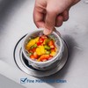Folmywy 300Pcs Sink Strainer Disposable Mesh Bag Kitchen Filter Net