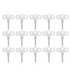 Outdoor Luminous Tent Stakes Stainless Steel Screw Ground Anchors Peg