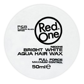 Redone Hair Styling Aqua Wax White 50 ml | Travel Size | Ultra Hold | Gel Wax | Peach Scent | Strong Holding | Shine Look | Maximum Control