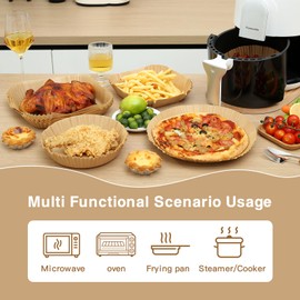 Air Fryer Paper Liners Square 6.5inch 200pcs