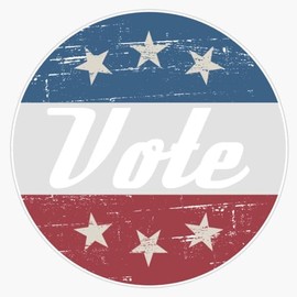 LAD Studio Vote, 2020 Election Sticker Bumper Sticker Vinyl Decal 5""