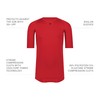 Russell Athletic Men's Half Sleeve Compression Tee, Red, Large