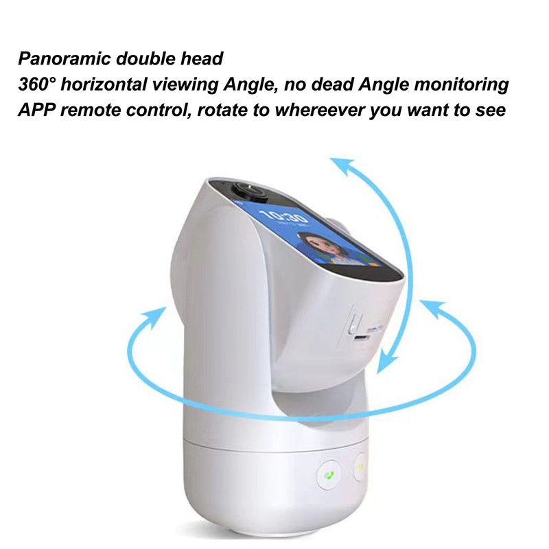 2.8in Two Way Video and Audio Camera 1080P 360 Degree