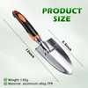 Patioer Garden Shovel Hand Trowel Cast-Aluminum Heavy Duty Mini Shovel