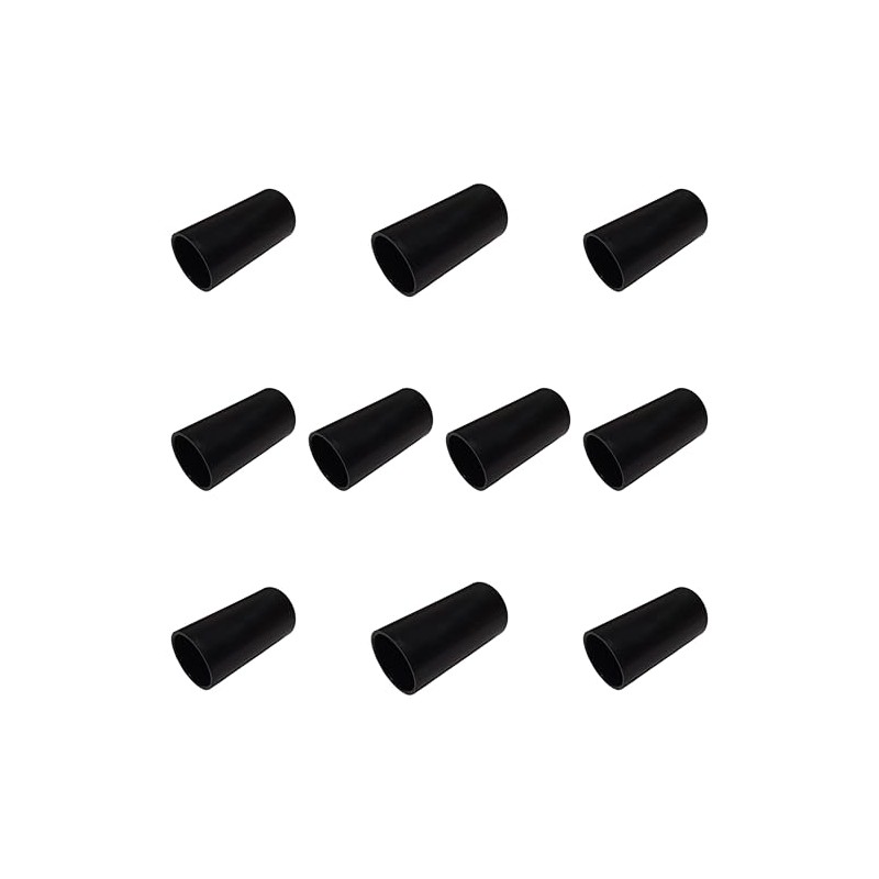 25mm Black PVC Conduit Straight Coupler - Pack of 10