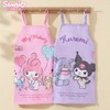 Genuine Sanrio/Sanliou Women's Kitchen Apron - New 2025, Thin & Cute Design One Size / Merlot Design 3ea