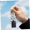 KONTONTY Keychain Alarm Outdoor Personal Purse Mini Alarm Flashlight LED