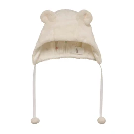 Miki House 43-9201-494 Hat, Hat, Hat, Made in Japan, For Boys, Girls, Baby, Baby Clothes, Free (17.3 - 19.7 inches (44 - 50 cm), White × Yellow