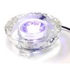 Amlong Crystal 7 LED Colored Lights Illuminated Round Crystal Display