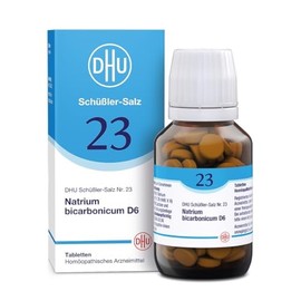 DHU Schuessler Salt No. 23 Sodium Bicarbonicum D6, Pack of 200 Tablets