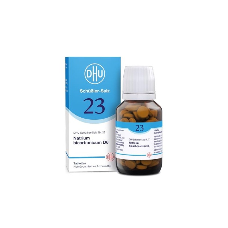 DHU Schuessler Salt No. 23 Sodium Bicarbonicum D6, Pack of