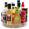 Amolliar 11" Clear Lazy Susan Organizer - 360° Rotating Turntable