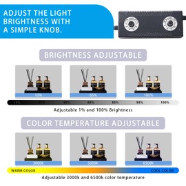 SYSCLOUD Photo Studio Light Box, 20"x20" Professional Photography Photo Light Box with 160 LEDs Lights & 6 Kinds Double-Sided Color Backgrounds for Product Picture Photography