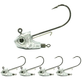 Blue Ocean Jig Head Set, 0.3 oz (10 g) (Set of 4) Sea Bass Rockfish