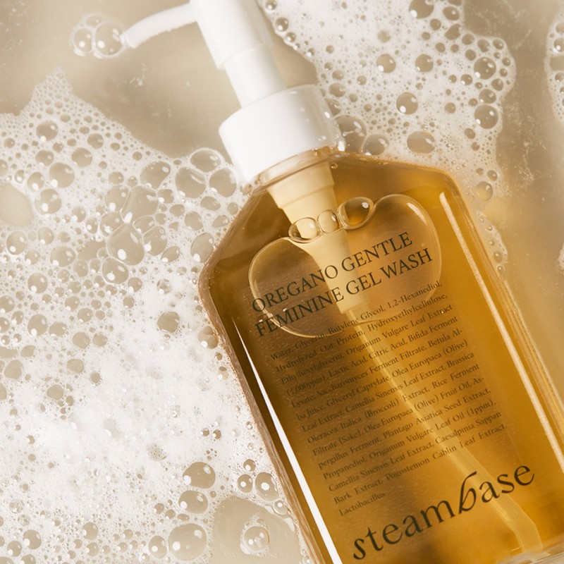 Steambase [저자극 Y존 케어] 오레가노 젤 워시 여성청결제 220ml [Hypoallergenic