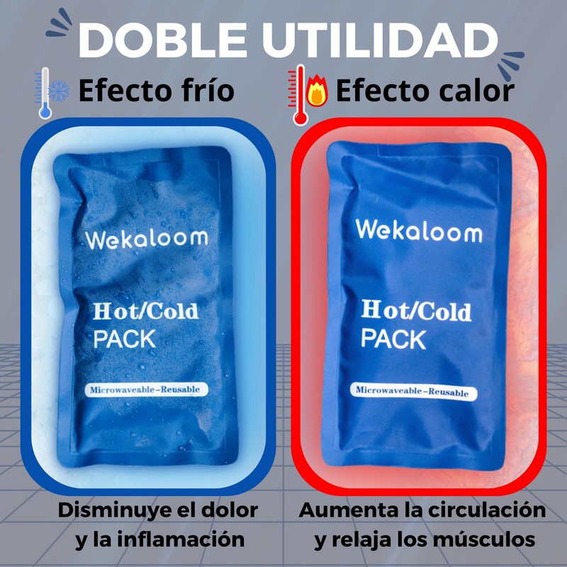 Wekaloom Knee Support and Ice Pack (Medium)