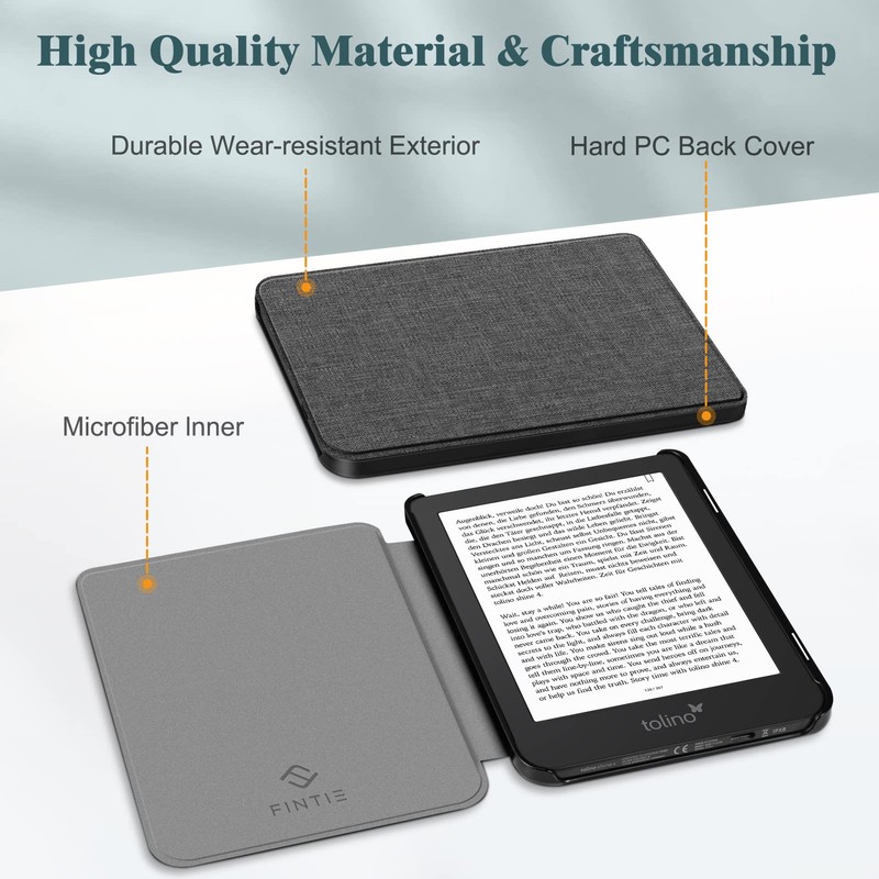 Fintie Case for Tolino Shine Color/Shine 5(2024)/Shine 4(2022) & Kobo