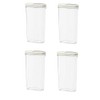 IKEA 365+ Dry food jar with lid, transparent, white, 2.3