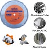 Yolan 10-Inch Aluminum Cutting Circular Saw Blade, 100T Carbide Tipped