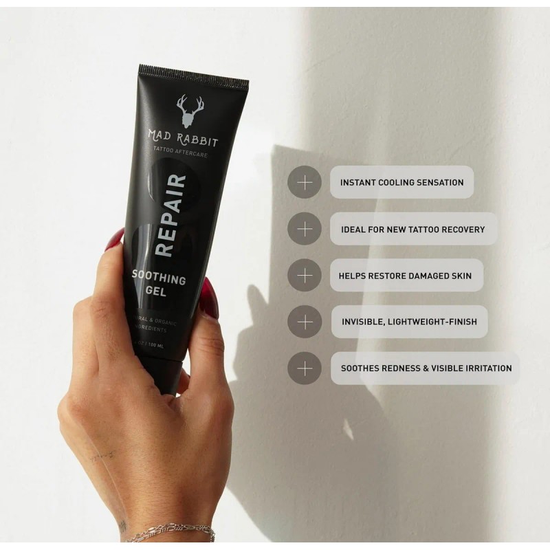 Mad Rabbit Reparación - Gel Calmante E Hidratante Para Tatua