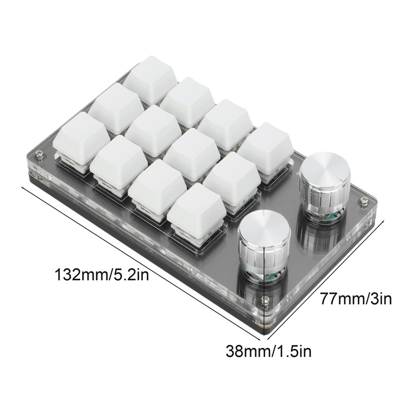 Teclado Mecánico Programable con una Sola Mano, Teclado Macro Programable