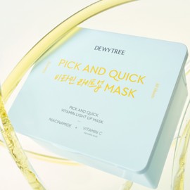 Deweytree reusable mask pack vitamin light up 1 pack per day BNA / 듀이트리 뽑아쓰는 마스크팩 비타민 라이트업 1일1팩 BNA