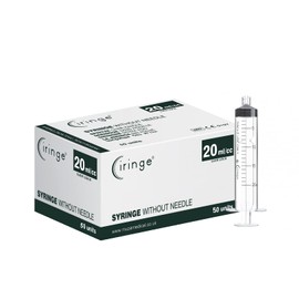 Ciringe 20 ml Lock Syringe - Pack of 50