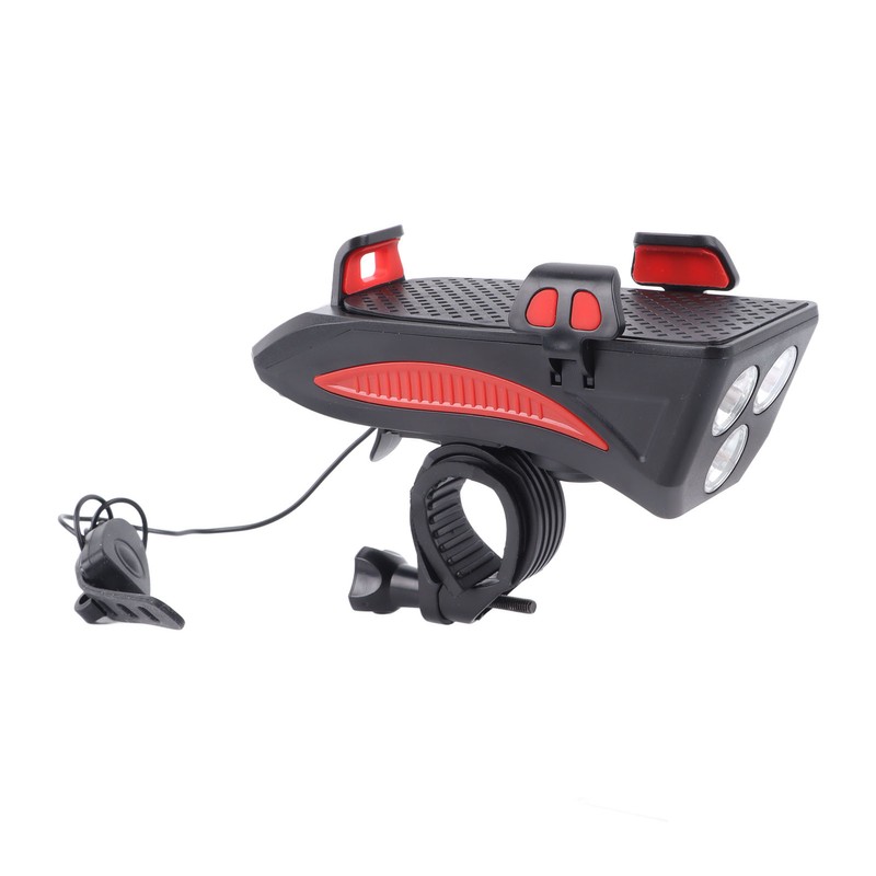 Bicycle Light Multifunctional Bike Phone Stand Headlight Speakers Kit for