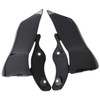 XMMT ABS Black Side Wing Adjustable Windshield Air Deflector for